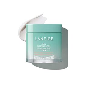 LANEIGE Cica Sleeping Mask: Korean Sensitive Skin Overnight Hydrating Balm Cream Face Mask $28