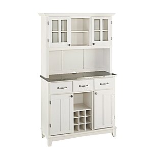 homestyles Server sideboards-buffets-credenzas, Hutch, Off White - $98