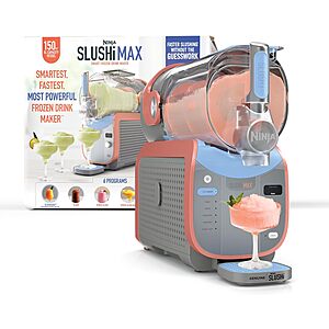 Ninja SLUSHi MAX Smart Frozen Drink Maker, 12+ Servings, Peach, FS605 $369.99