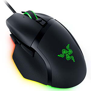 Razer Basilisk V3 Ergonomic Wired Gaming Mouse with 26K DPI Optical Sensor, 11 Programmable Buttons, Chroma RGB and HyperScroll Tilt Wheel $34.98