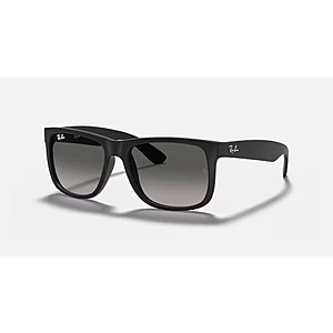 Ray-Ban Justin Classic Sunglasses (Men's, Rubber Black/Grey Gradient) $89 + $9.82 Shipping