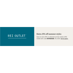 Rei Out - Extra 25% Off Summer Styles