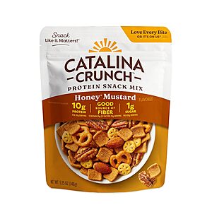 5.25-Ounce Catalina Crunch Honey Mustard Protein Snack Mix $4.63 w/ S&S + Free Shipping w/ Prime or on $35+