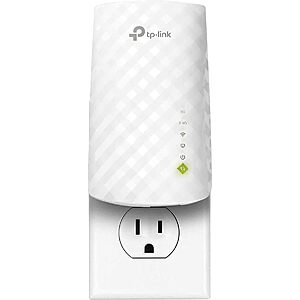 TP-Link AC750 Dual-Band Wi-Fi Range Extender w/ Ethernet Port (RE220) $13.33 + Free Shipping w/ Prime or on $35+