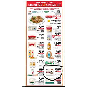 ShopRite B&M 8/16-22 $25 off $75 Digital on ShopRite Store Brands =  320 KCUPS (4 x 80) for $54.95 and much more!