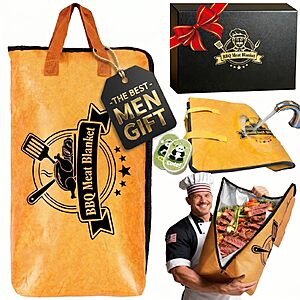 BBQ Blanket for Resting Meat Smoker Accessories for Moisture Retention & Tender BBQ Grilling, 21in Insulated Bag Meat Blanket