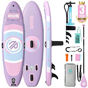 Niphean 10' Inflatable Paddle Board, Ultra-Light SUP for Beginners $99.99