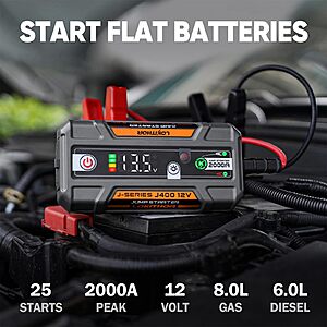 LOKITHOR J400O 2000A Jump Starter $39.59