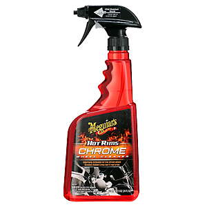 Meguiar's Hot Rims Chrome Wheel Cleaner, G19124, 24 oz, $5, FS WM+, Walmart
