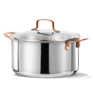 Carote 5QT Tri-Ply Stainless Steel Stock Pot with Lid, Induction Compatible - $19.99
