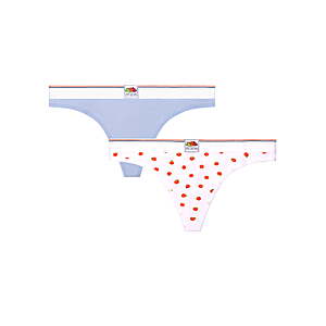 fresh collection by Fruit of the Loom Women's Cotton Thong 2-pack (various) - from $3.63