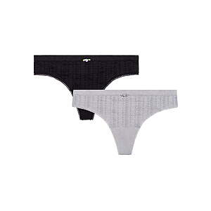 fresh collection by Fruit of the Loom Women's Seamless Pointelle Thong 2-pack (2 options) - from $4.07