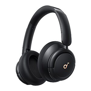 Soundcore by Anker Q30 Hybrid Active Noise Cancelling Headphones, 50H ANC Playtime, Black $55.98