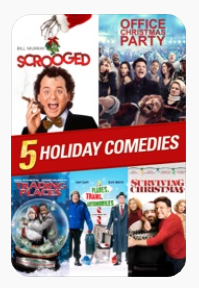 $9.99 Sale for 5 Holiday Comedies
