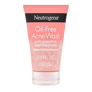$3 WM Cash + Neutrogena Oil-Free Pink Grapefruit Acne Wash Face Scrub, 2 fl. oz $3.84