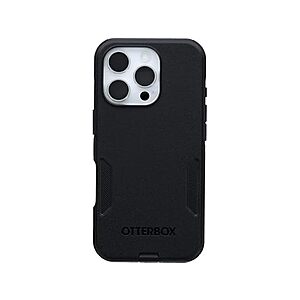 Woot OtterBox Phone Cases & More: OtterBox iPhone 16 Pro Commuter Series Case (Black) $5 & More + Free S&H w/ Prime