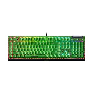 Razer Gaming Deals: Razer BlackWidow V4 X Mechanical Gaming Keyboard (Minecraft Edition) $65 & More + Free Shipping w/ Prime