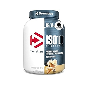 Dymatize ISO100 Protein Powder, 100% Whey Isolate, Gourmet Vanilla - $50.99 @ Woot!