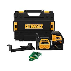 $231.2: DEWALT DCLE34020GB 20V/12V MAX Laser Level, Cross Line Laser, Green, Bare Tool Only at Woot!