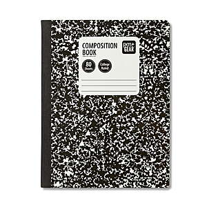 80-Sheet Pen+Gear College Ruled Composition Book $0.38 at Walmart w/ Free Store Pickup