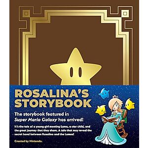 $12.49* | Super Mario Galaxy: Rosalina's Storybook (Hardcover Book) at Amazon