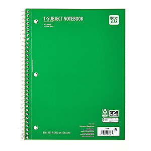 Walmart Pen+Gear 1-Subject Notebook (College or Wide Ruled, Various Colors) $0.35 w/ Free Store Pickup
