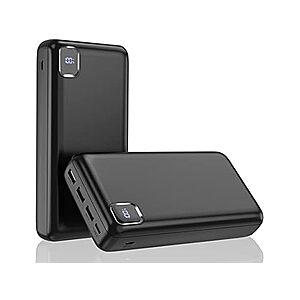 $9.99: Portable Charger 40000mAh Power Bank - PD 22.5W(Color varies: White or Black) at Woot!