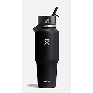 Hydro Flask 32oz Wide Mouth Flex Straw Travel Bottle (3 colors) - $20.69
