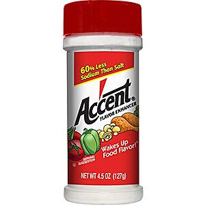 [SnS] $8.75 | 6-Pack 4.5-Oz Ac'cent All Natural Flavor Enhancer at Amazon ($1.46 each)