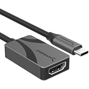 [AC] $8.51 | SABRENT HDMI to USB C 4K 60Hz Adapter (Thunderbolt Compatible) at Amazon
