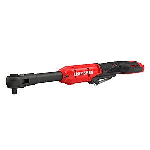 $99: CRAFTSMAN 20-volt Variable Speed 1/4-in3/8-in Drive Cordless Ratchet Wrench (Tool Only) CMCF936B at Lowe's, Free Shipping