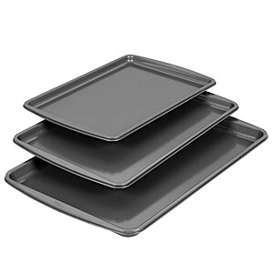 Wilton Ultra Bake Pro 3pc Cookie Sheet Set $13.29