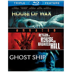 House of Wax (2005) / Return to House on Haunted Hill / Ghost Ship Blu Ray $10.83 Amazon.com