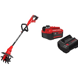CRAFTSMAN V20 20-Volt Battery Cultivator Kit with 5.0Ah Lithium-Ion Battery and Charger $139