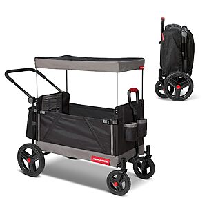 $204.99: Radio Flyer Wagon for Kids, Rolling Cart, Traveler Stroller Wagon with Protective Cover