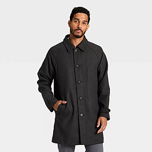 Goodfellow & Co. Men's Herringbone Overcoat $11.67