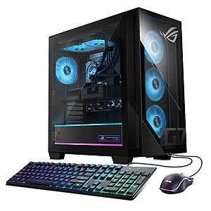 ASUS ROG G700 Gaming Desktop PC: Intel Ultra 7 265KF, RTX 5060, 32GB DDR5, 1TB SSD $1199