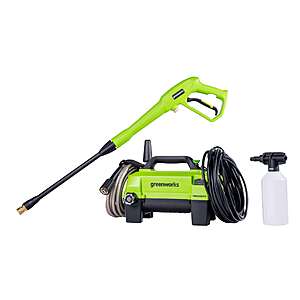 Greenworks 1800-PSI 1.2-GPM Cold Water Electric Pressure washer with 2 Spray Tips one_size | GPW1806 $99