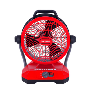 CRAFTSMAN 12-in High Velocity Indoor Industrial Fan, Battery Powered, in Red and black one_size | CMXEFXA511214 $79