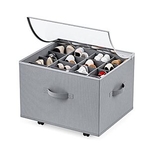 Amazon – HOUSE AGAIN 16-Pair Wheeled Shoe Organizer $19.79 w/ Code