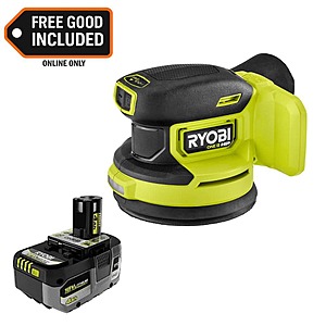 ONE+ HP 18V Brushless Cordless Compact Random Orbit Sander with 4.0 Ah HIGH PERFORMANCE Battery $119