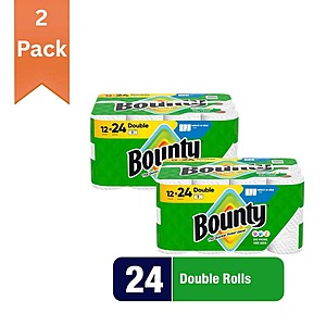 Home Depot Free Delivery 48 Double Rolls of Bounty Paper Towels = 96 Regular Rolls pay $76.96, get $25 Visa Rebate from P&G