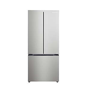 Hamilton Beach 17.7 cu. ft. Frost-Free French Door Refrigerator, Platinum Silver, HZ0771 $678.74