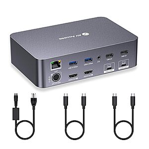 AV Access KVM Switch Dock 2 Monitors 2 Laptops, 4K KVM Switch Dual Monitor $207.97