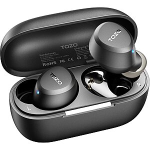 TOZO A1 Wireless Earbuds Bluetooth 5.3 Light Weight in Ear Headphones $13.97