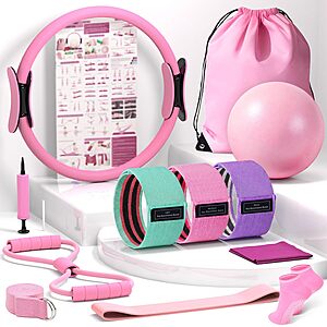 Pilates Kit for Home Workout, All-in-One Yoga Pilates Equipment - $9.99