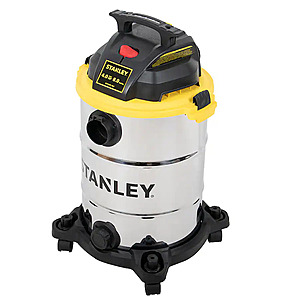 Stanley 8-Gallon Wet/Dry Vacuum (Stainless Steel) $59.99 + Free Store Pickup at Best Buy