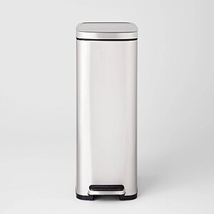 Brightroom 11.8-Gallon Slim Step Stainless Steel Kitchen Trash Can (Silver) $44.00 + Free Store Pickup at Target or Free Shipping on $35+