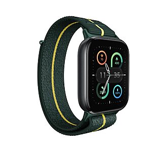 Motorola Moto Watch Fit, Fitness Tracker, GPS, Sleep Monitor, Black Dial & Green Band, $60.58 if coupon available, Amazon $60.53