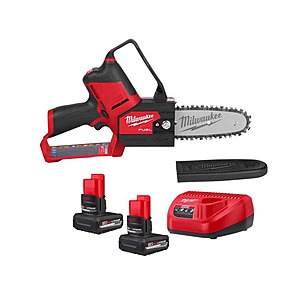 Milwaukee M12 FUEL 6" Brushless Cordless Pruning Hatchet Mini Chainsaw w/ 2x 5.0Ah Batteries & Charger $199 + Free Shipping